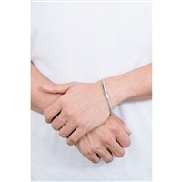 Bracciale Zancan Uomo Cosmopolitan in Argento Spinello EXB706 - EXB706